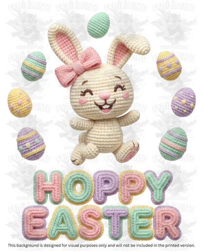 Easter Faux Yarn #27 DTF Transfer
