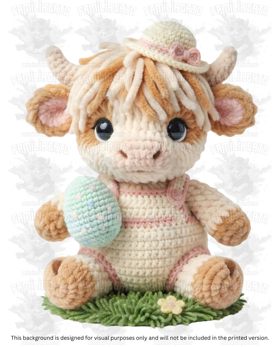 Easter Faux Yarn #28 DTF Transfer