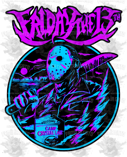 Halloween Friday 13th #2 DTF Transfer