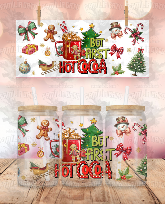 But First Hot Cocoa UVDTF Wrap