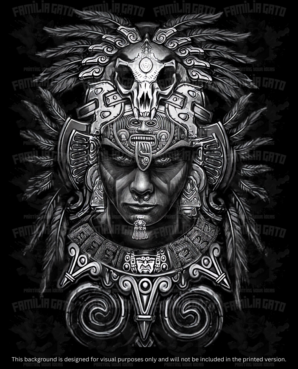 Aztec Warrior #5 DTF Transfer