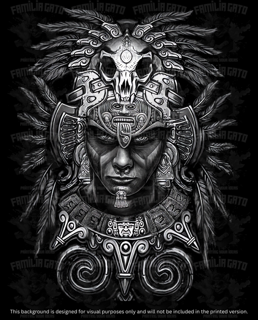 Aztec Warrior #5 DTF Transfer