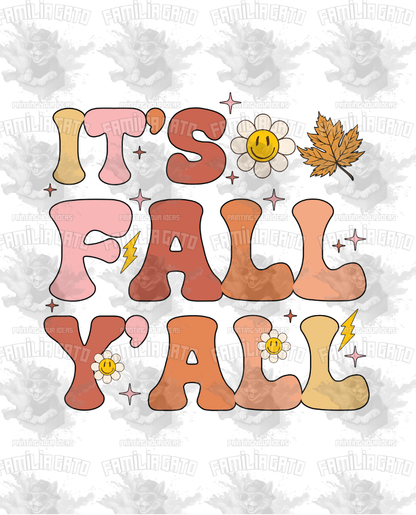 Fall - It's Fall Y'all #2 DTF Transfer