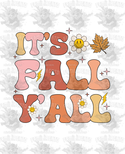Fall - It's Fall Y'all #2 DTF Transfer