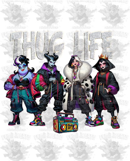 Thug Life Girls DTF Transfer