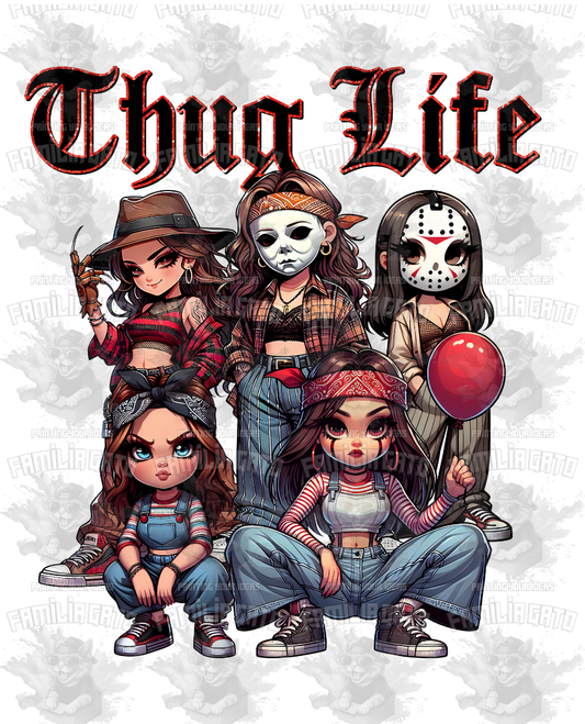 Thug Life Girls #2 DTF Transfer