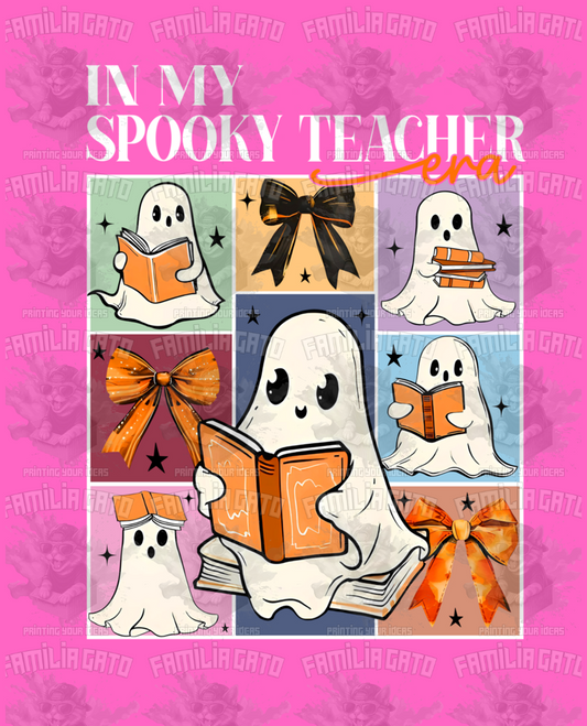 In My Spooky Teacher Halloween DTF Transfer