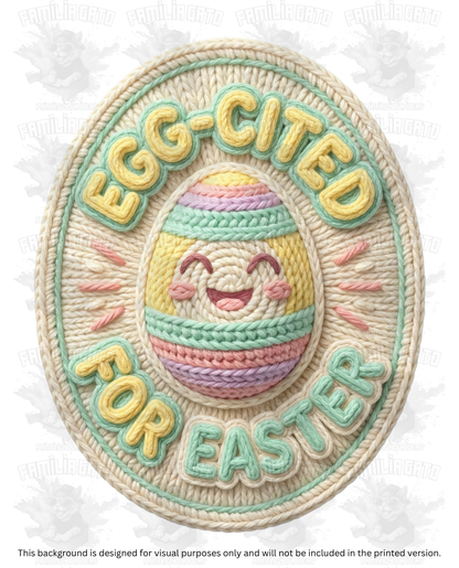 Easter Faux Yarn #33 DTF Transfer