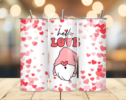 Valentine's Day - Gnomes' Designs - 20 Oz Stainless Steel Tumbler