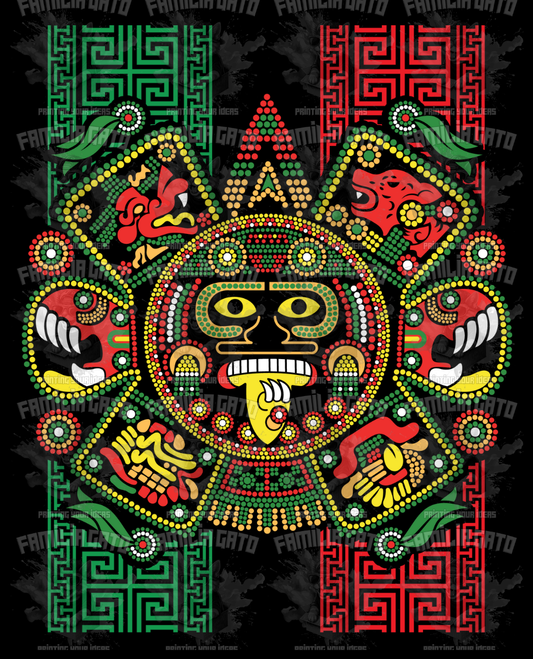 Mexico Azteca Design DTF Transfer