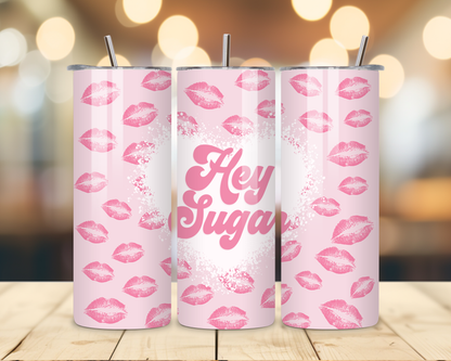 Valentine's Day - Kisses' Designs - 20 Oz Stainless Steel Tumbler