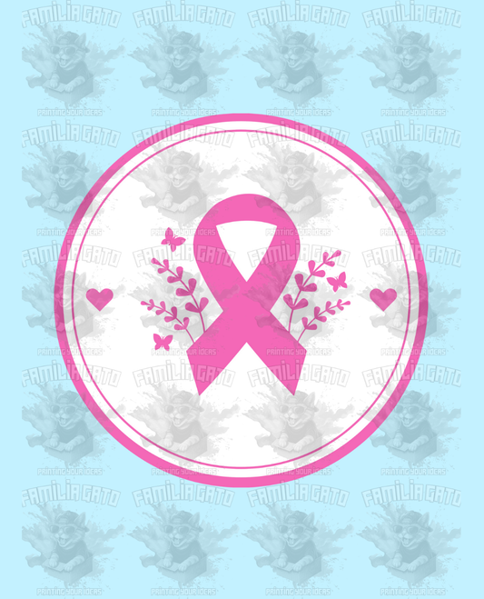 Cancer awareness ribbon #1 DTF Transfer
