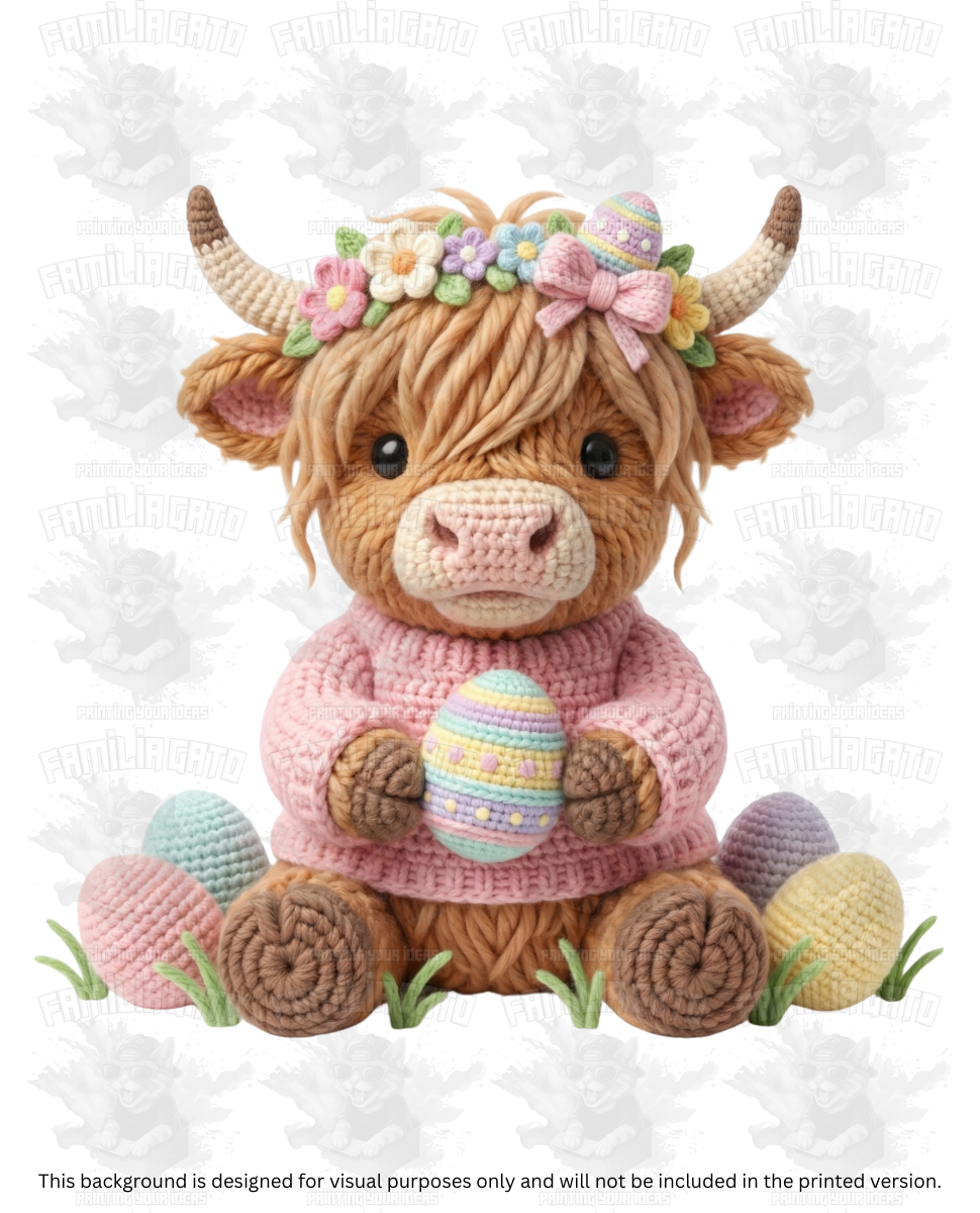 Easter Faux Yarn #35 DTF Transfer