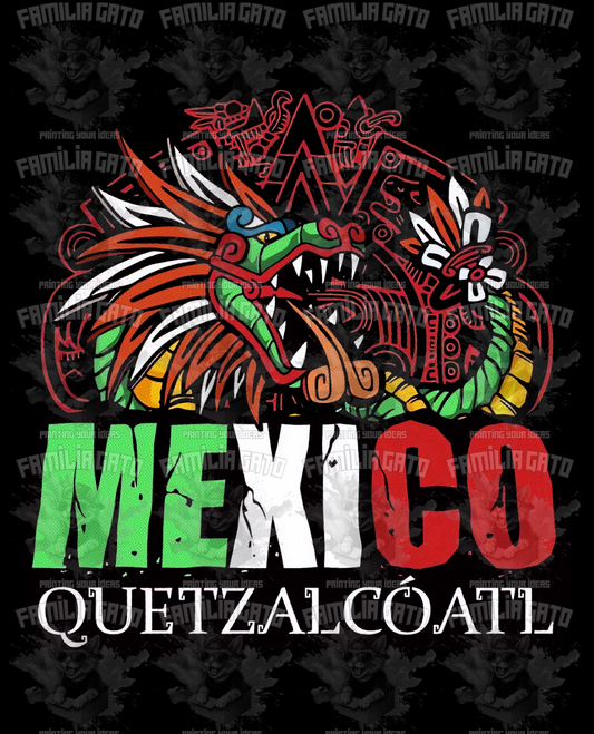 Mexico QUETZALCOATL DTF Transfer