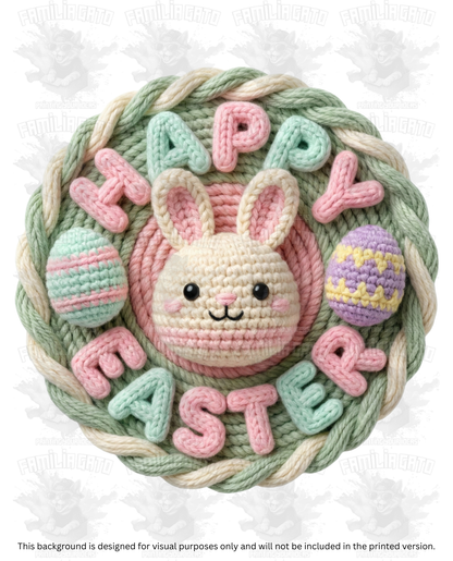 Easter Faux Yarn #36 DTF Transfer