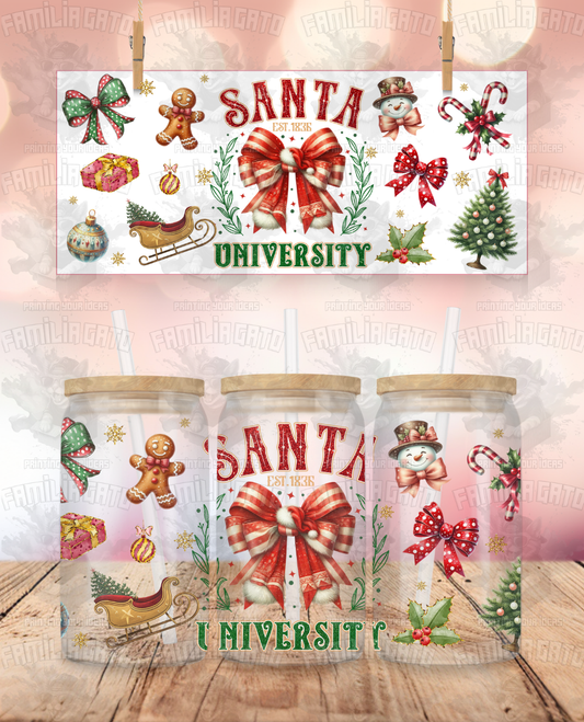 Santa Est. 1836 University UVDTF Wrap