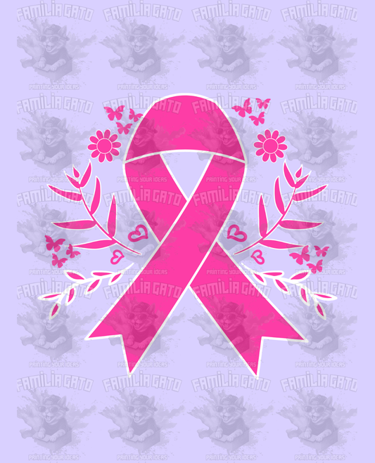 Cancer awareness Ribbon #3 DTF Transfer