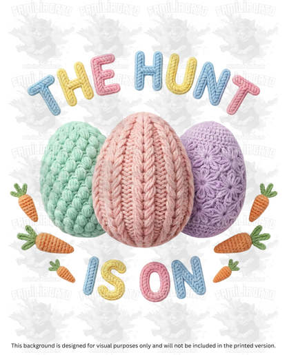 Easter Faux Yarn #37 DTF Transfer