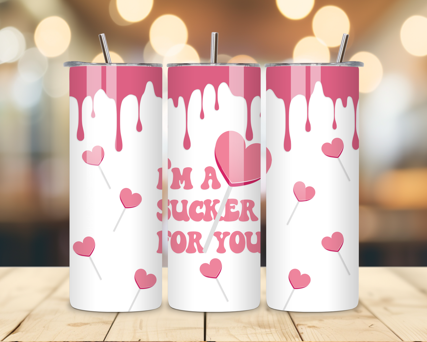 Valentine's Day - Assorted Designs #1 - 20 Oz Stainless Steel Tumbler