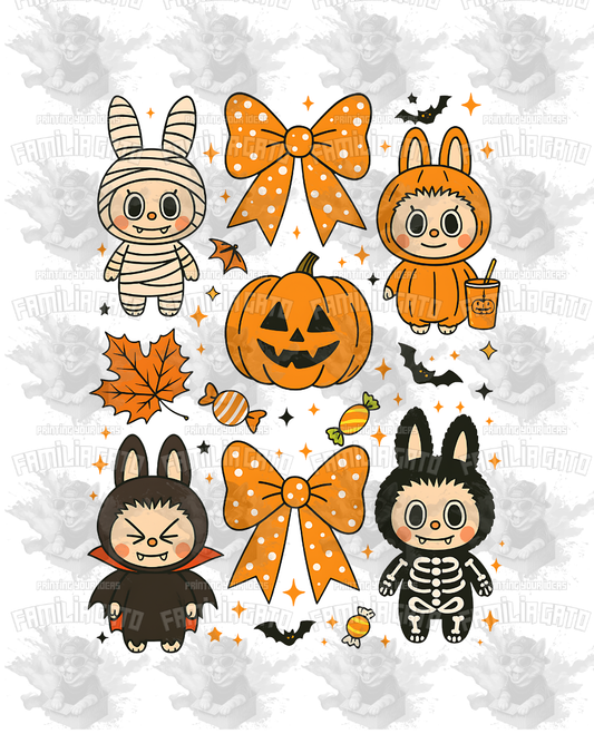Labubu Halloween DTF Transfer #2
