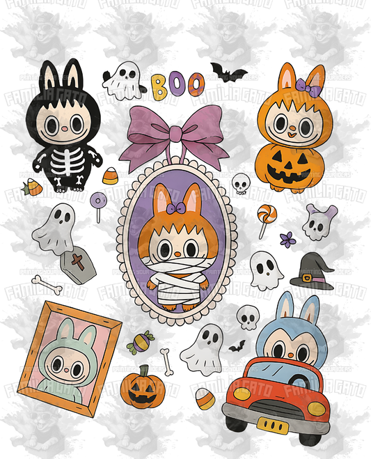 Labubu Halloween DTF Transfer #6