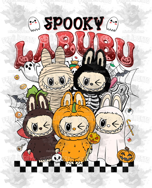 Labubu Halloween DTF Transfer #7