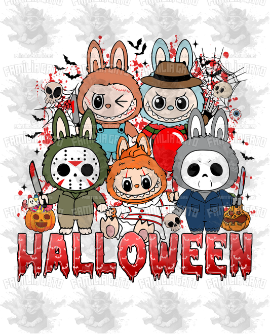 Labubu Halloween DTF Transfer #11