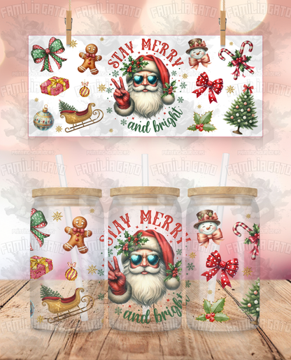 Stay Merry and Bright UVDTF Wrap