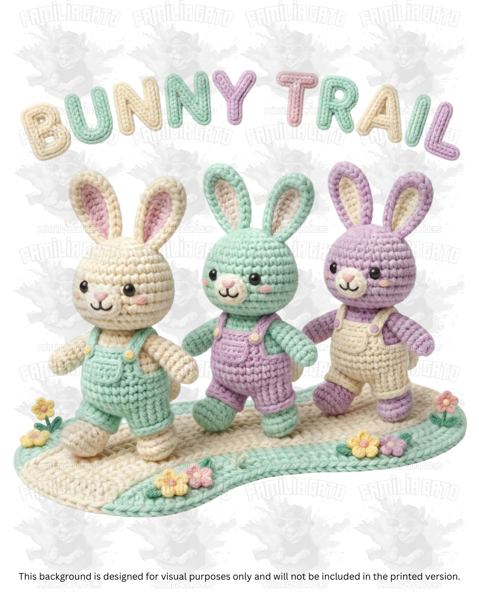 Easter Faux Yarn #39 DTF Transfer