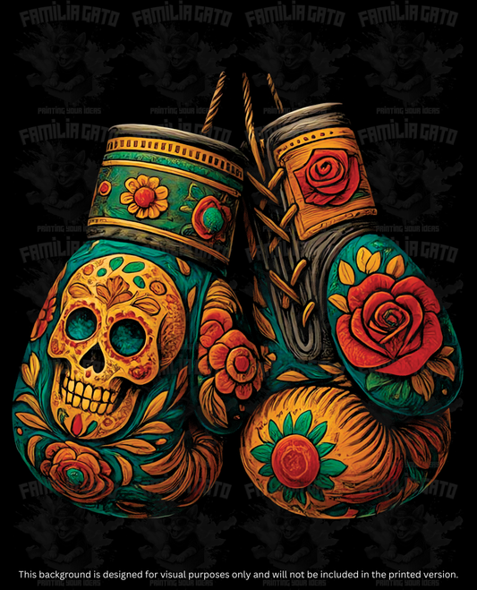 Mexican Boxing Gloves #3 DTF Transfer
