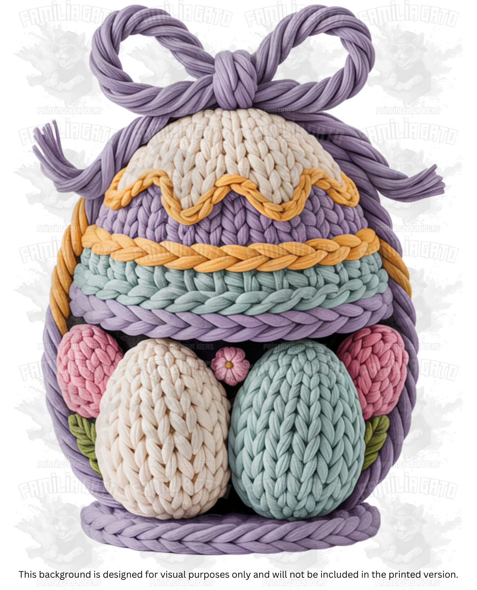 Easter Faux Yarn #3 DTF Transfer