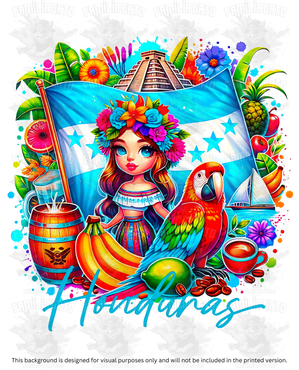 Honduras Culture #3 DTF Transfer