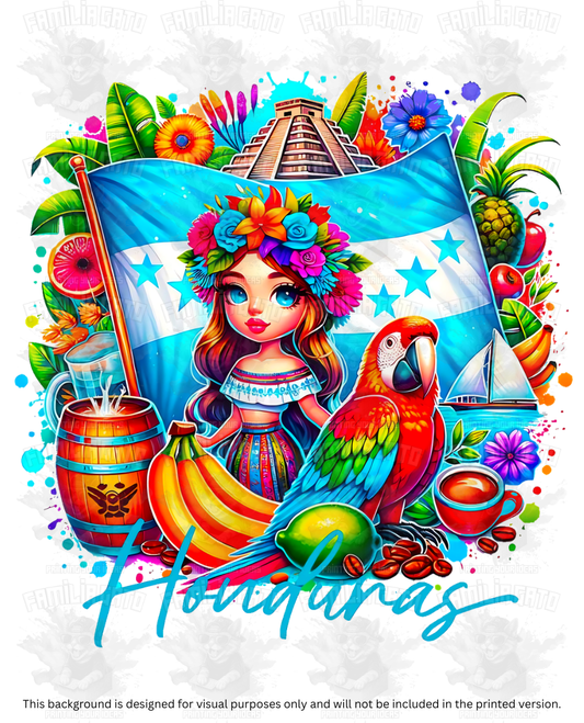 Honduras Culture #3 DTF Transfer
