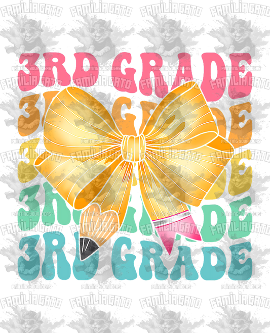 3rd Grade #1 DTF Transfer