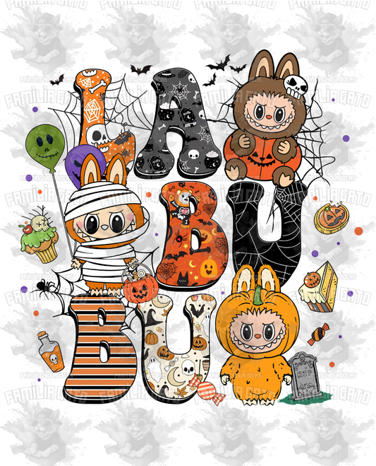Labubu Halloween DTF Transfer #12