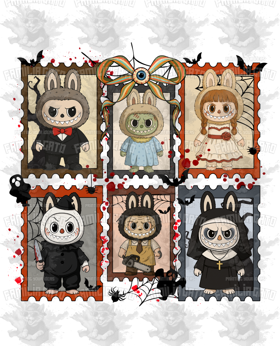 Labubu Halloween DTF Transfer #17