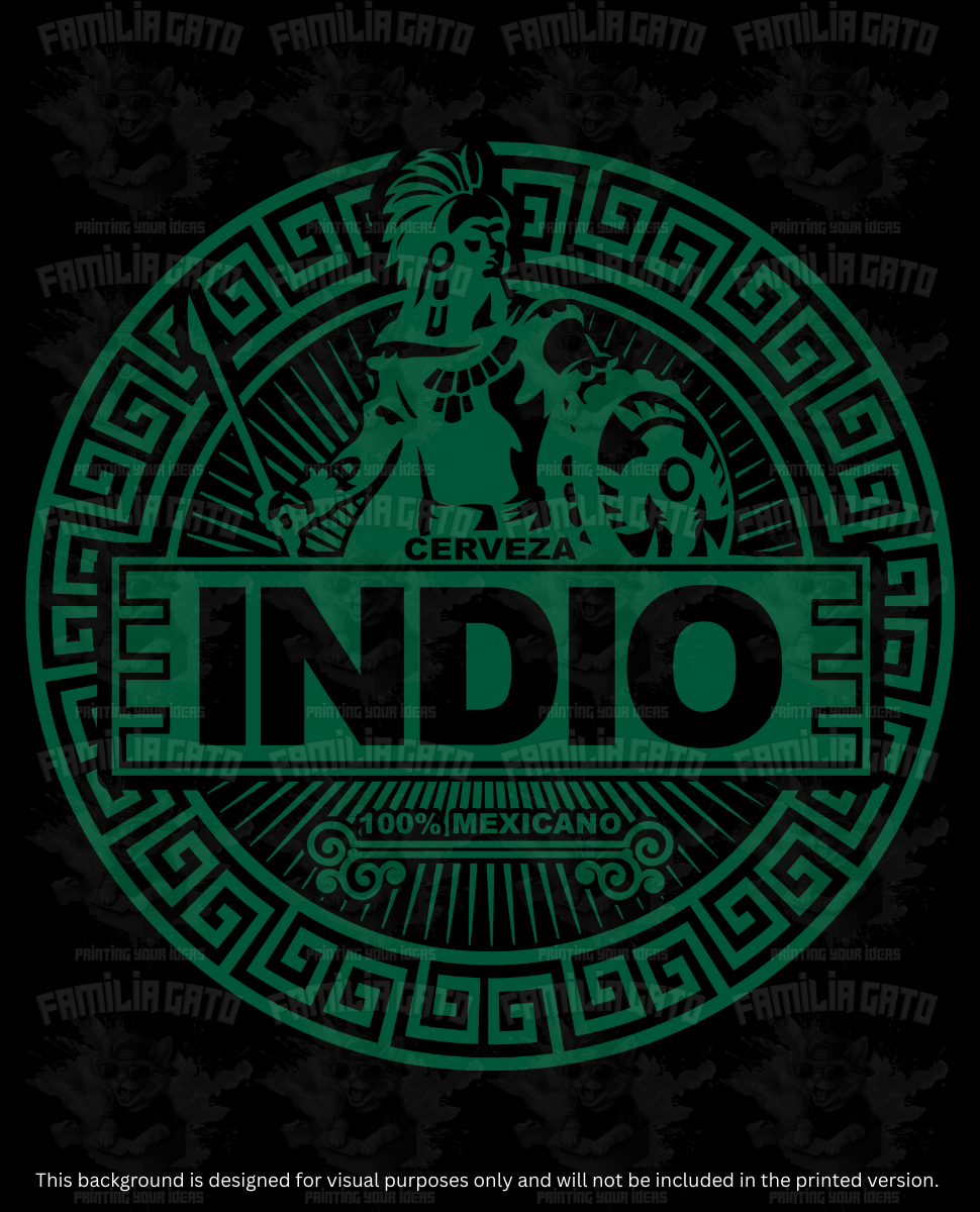 Mexican Cerveza Indio DTF Transfer