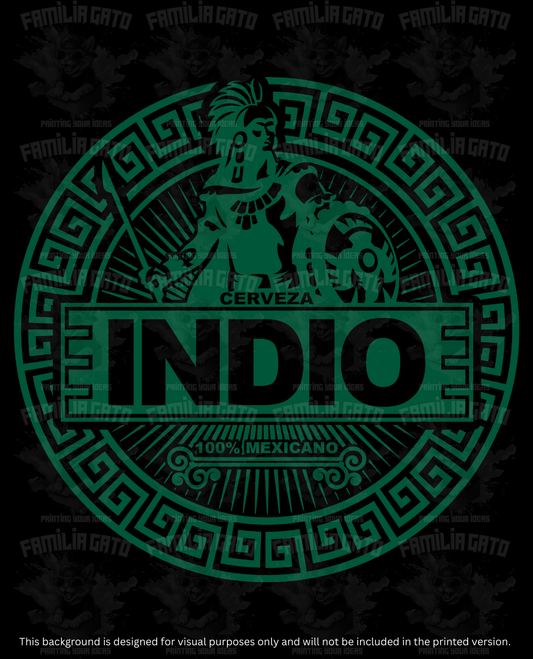 Mexican Cerveza Indio DTF Transfer