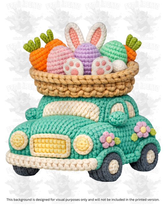 Easter Faux Yarn #40 DTF Transfer