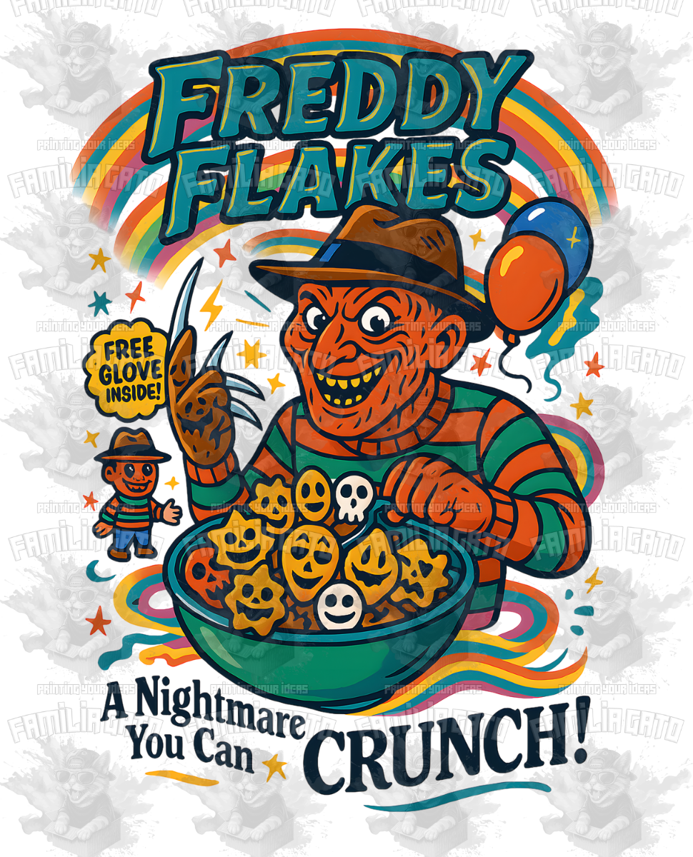 Freddy Flakes #1 DTF Transfer
