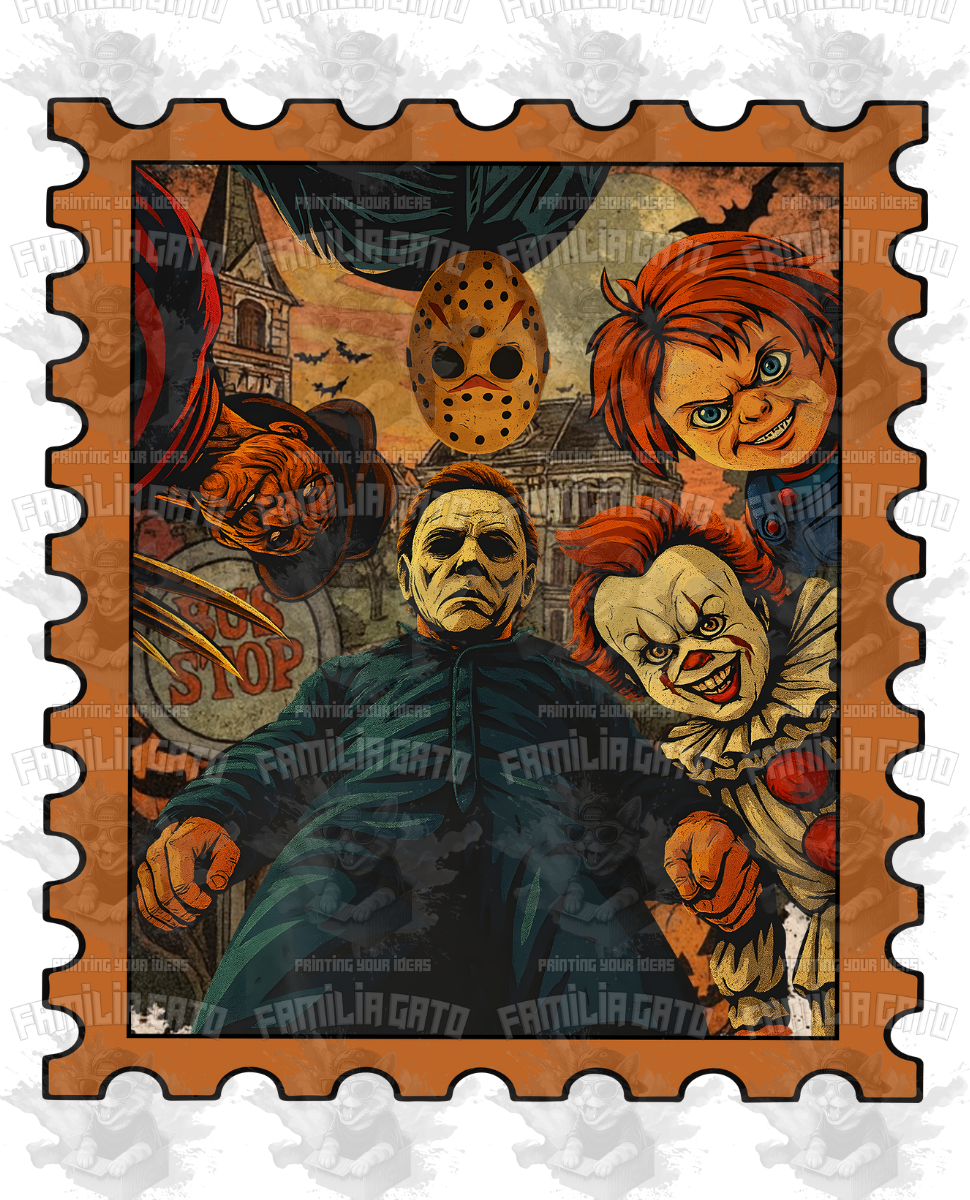 Horror Film Characters We got you #1 DTF Transfer