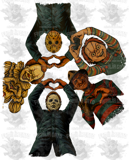 Horror Film Characters We got you #4 DTF Transfer