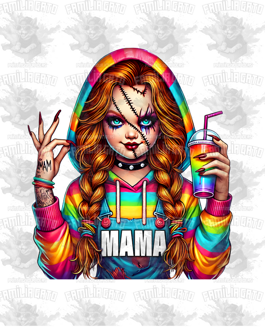 Halloween Horror Mama #42 DTF Transfer
