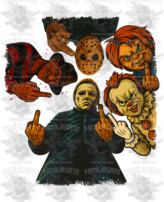 Horror Film Characters We got you #5 DTF Transfer