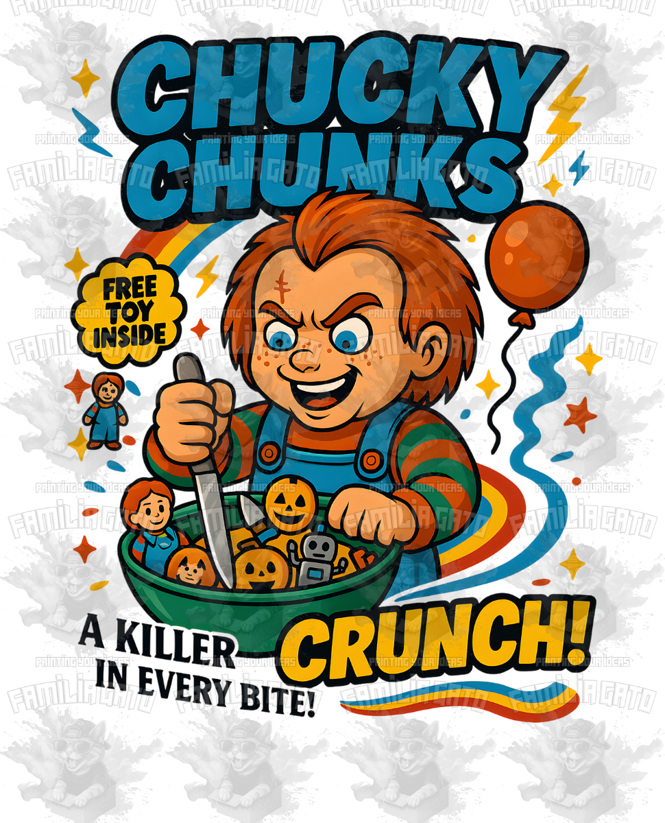 Chucky Chunks DTF Transfer
