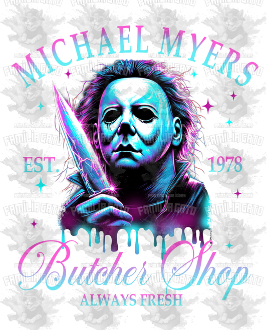 Butcher Shop DTF Transfer