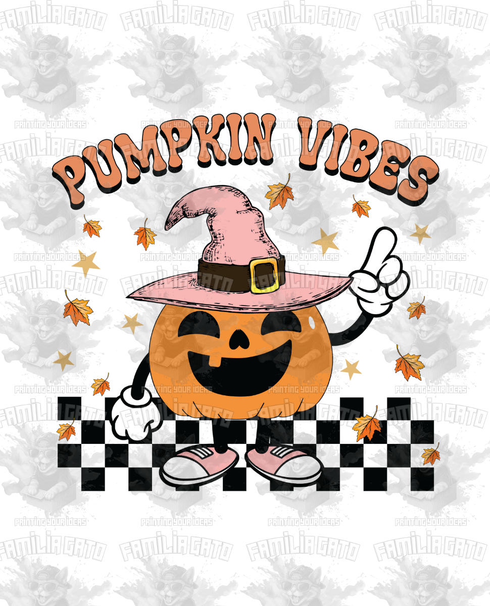 Fall -  Pumpkin Vibes #1 DTF Transfer