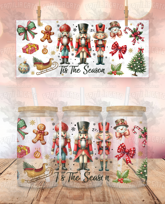 Tis The Season Nutcrackers UVDTF Wrap