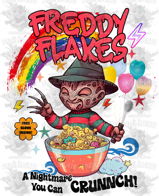 Freddy Flakes #2 DTF Transfer