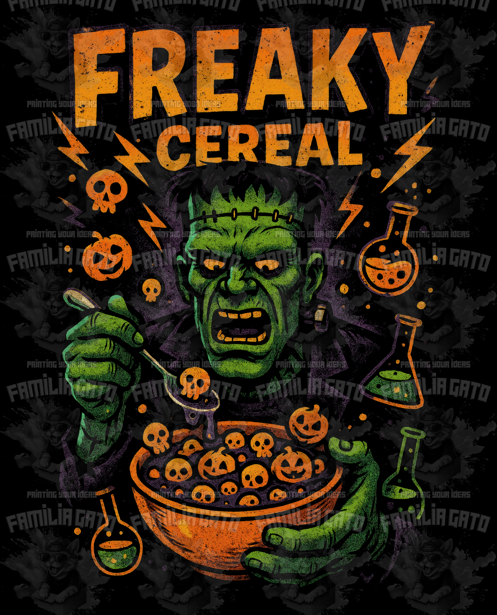 Freaky Cereal DTF Transfer